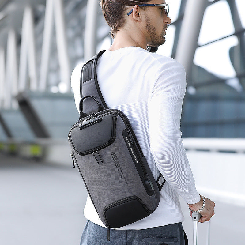 Anti-theft Cross-body Bag Casual Chest Bag For Traveling