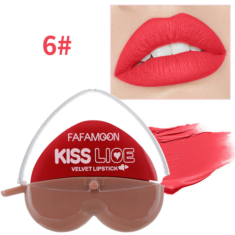 Lazy Lipstick Heart Shaped Matte