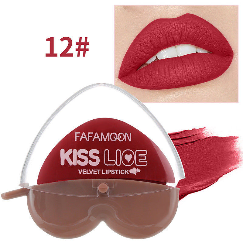 Lazy Lipstick Heart Shaped Matte