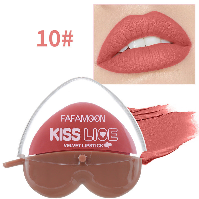 Lazy Lipstick Heart Shaped Matte