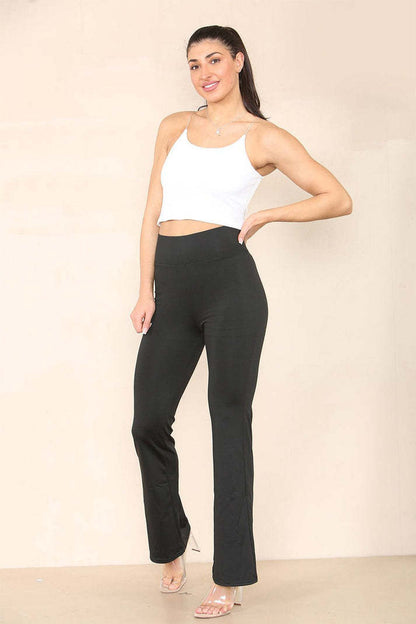 High Waisted Trousers For Women, Wide Leg Flared