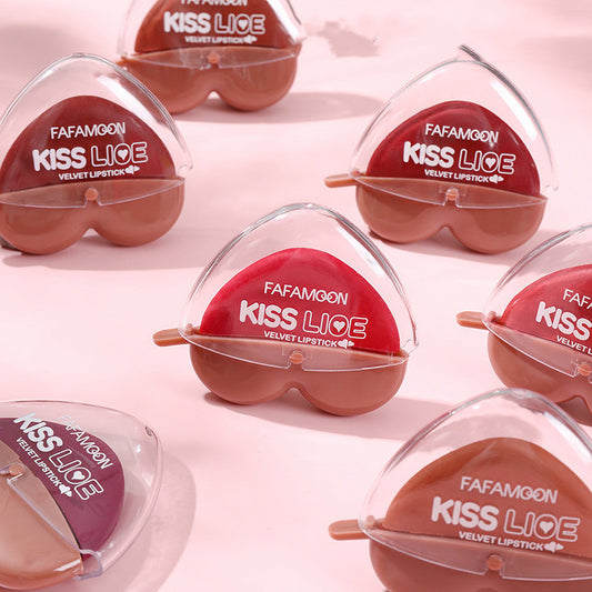 Lazy Lipstick Heart Shaped Matte