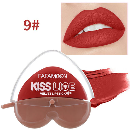 Lazy Lipstick Heart Shaped Matte